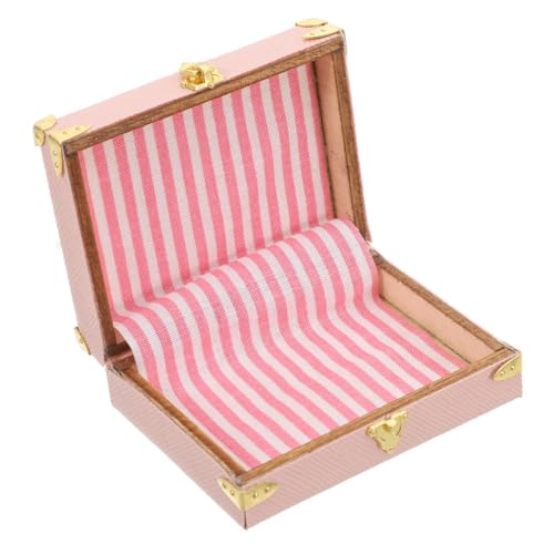 HEMOTON Vintage Aufbewahrungsbox für Figuren Retro Koffer für Miniatur Modelle Dekoration und Reiseaccessoire für Sammler von HEMOTON
