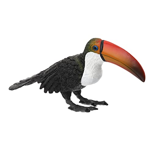 HEMOTON Vogelschmuck Toucan Figur Realistische Toukanmodellierung für Tischdekoration Lebendige Farben Widerstandsfähig und Leicht für und Büroschmuck von HEMOTON