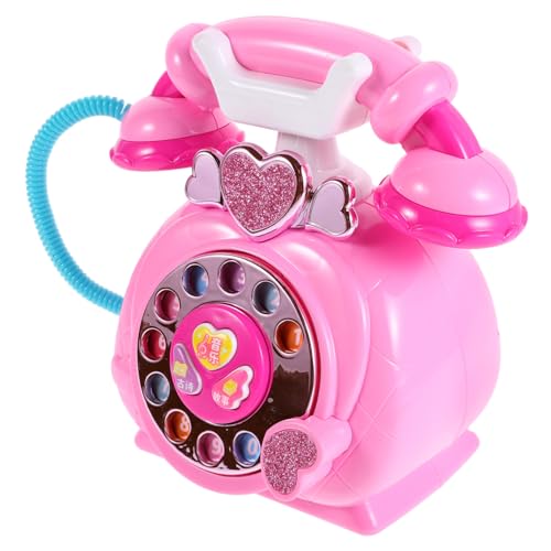 HEMOTON Vorschulspielzeug Handy Kindertelefon Wählscheibentelefon Requisitentelefon Für Simulationstelefon Spielzeugtelefon Gefälschtes Telefon Kinderspielzeugtelefon Kinderspielzeug von HEMOTON