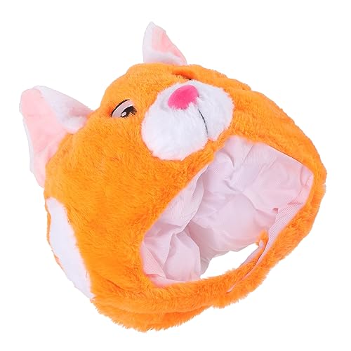 HEMOTON Waschbär Kappe Dinosaurier Paillette Hai-kostüm Cowgirl Karikatur Kuhhut Halloween Lustige Fernlastfahrerhüte Für Frauen Randbereich Cowboy Hase Schutzhelm Plüsch von HEMOTON