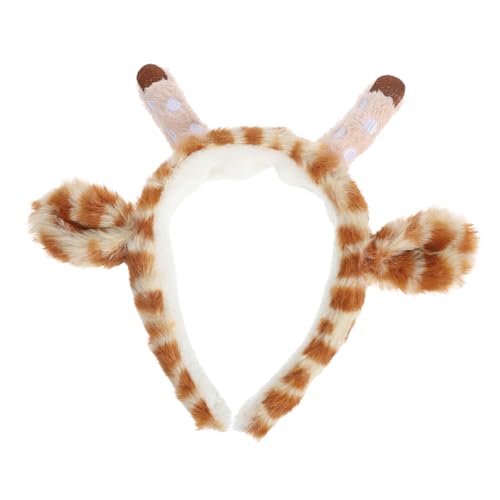 HEMOTON Weiches Plüsch Tier Haarband für Komfortable Kopfbedeckung für Partys und Cosplay Vielseitiges Accessoire für Kreative Spiele von HEMOTON