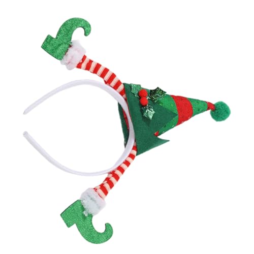 HEMOTON Weihnachtsbedarf Weihnachtsgirlande Weihnachtsmütze Figur weihnachts kopfschmuck weihnachtskopfschmuck weihnachtsdeko Haarschmuck für Weihnachten Weihnachts-Stirnband Plastik von HEMOTON