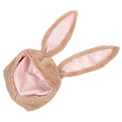 HEMOTON Weihnachtsstirnband Mit Hasenmütze Für Halloween Hasenkostüm Zubehör Hasenohren Haarband Weihnachtsstirnband Für Lustige Hasenohren Kappe Tier Cosplay Mütze Hasenohren von HEMOTON