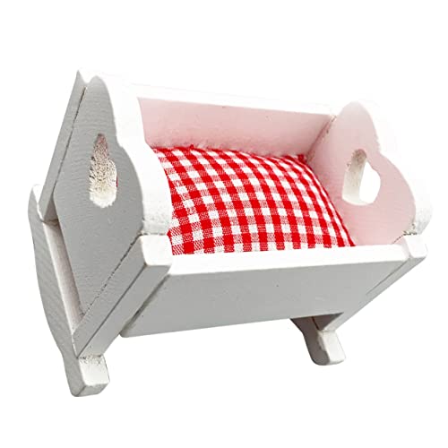 HEMOTON Wiege des Puppenhaus Babybett Miniatur Miniaturmöbel Möbel Für Spielzeughäuser Miniaturkrippe Mini-Kinderbett Mini-möbelspielzeug Für Kinderbetten Spielzeughausbett Holz HEMOTON Wiege des Puppenhaus Babybett Miniatur Miniaturmöbel Möbel Für Spielzeughäuser Miniaturkrippe Mini-Kinderbett Mini-möbelspielzeug Für Kinderbetten Spielzeughausbett Holz von HEMOTON