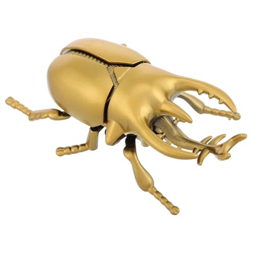 HEMOTON Wind Up Insekten Goldener mit Realistischen Kreatives Tiermodell für Erwachsene Lustiges Prank für Halloween und Partys von HEMOTON