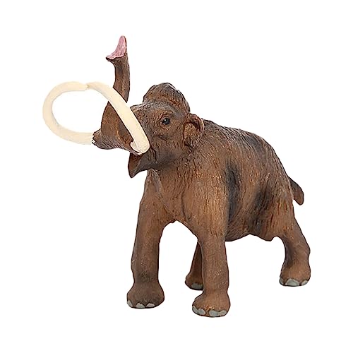 HEMOTON wolliges Mammut plastiktiere für Kinder Geschenke für Kinder lehrreich Plastikspiele Modelle Spielzeuge Simulation Tierfigur tierisches Spielzeug Puzzle einstellen Kuchen Statue 3D von HEMOTON