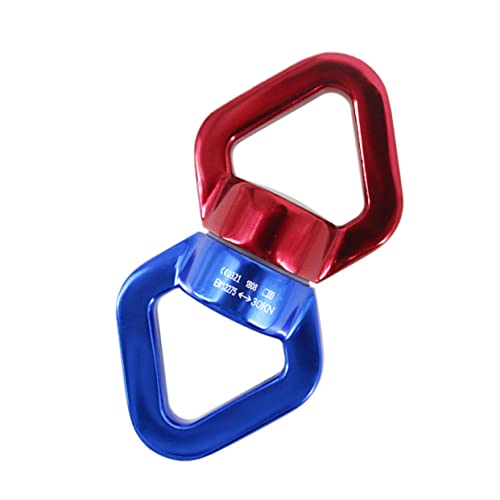 HEMOTON Yoga Universal Ring Lagerschaukelwirbel Drehvorrichtung für Yoga dreieckskissen Triangle Rotationsgerät Drehvorrichtung für Schaukel Universalring Aluminium-Magnesium- von HEMOTON