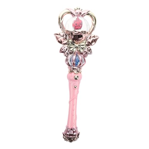 HEMOTON Zauberstab der Prinzessin Rollenspiel Fantasie Party Blitzstab Mädchen Weihnachts-Leuchtstab für Prinzessin Leuchtstab Plastik HEMOTON Zauberstab der Prinzessin Rollenspiel Fantasie Party Blitzstab Mädchen Weihnachts-Leuchtstab für Prinzessin Leuchtstab Plastik von HEMOTON