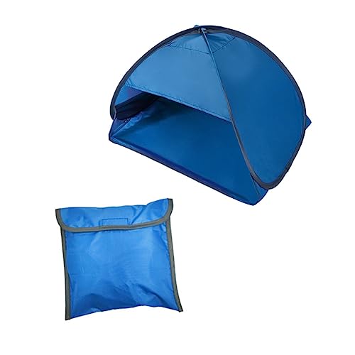HEMOTON Zelt Leicht Wasserdicht Schutz Stangen Faltbar Strand Tragbar Abdeckung Erwachsene Schatten Uv Einfach Markise Groß Wanderrucksäcke Blue von HEMOTON
