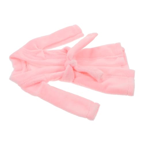 HEMOTON Zubehör Für Puppenpyjamas Puppenkleidung Mini-Bademantel Zubehör Für Miniaturpuppen Puppenbademantel Puppenmantel Minikleidung Mini-Kleidung Miniatur-Bademantel Plüsch Rosa HEMOTON Zubehör Für Puppenpyjamas Puppenkleidung Mini-Bademantel Zubehör Für Miniaturpuppen Puppenbademantel Puppenmantel Minikleidung Mini-Kleidung Miniatur-Bademantel Plüsch Rosa von HEMOTON