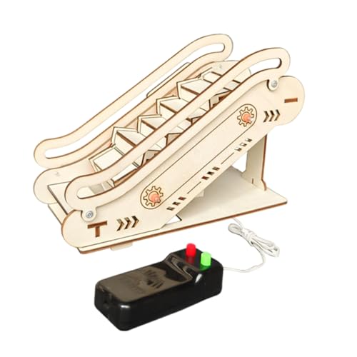 HEMOTON für Rolltreppen Aufzugsspielzeugmodell Mechanisches Aufzug-Puzzle experimentierkasten für experimentierkästen Modellbausätze mechanisches Handspielzeug von HEMOTON