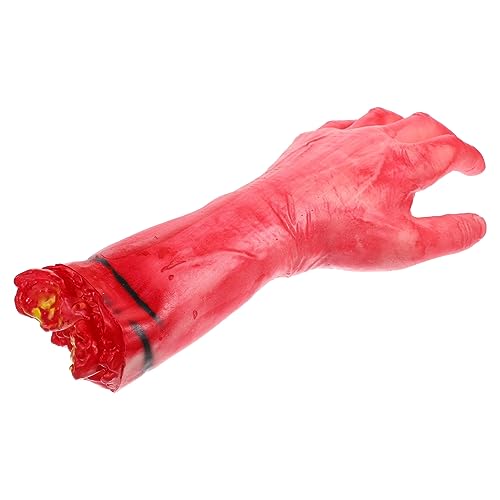 HEMOTON gefälscht gruselige Halloween-Dekoration Zombie Aufkleber Ding Tür Halloween Hand Halloween Party Hand Dekoration handschmuck Halloween-Körperteil-Stütze Fake-Arm-Modell Plastik von HEMOTON
