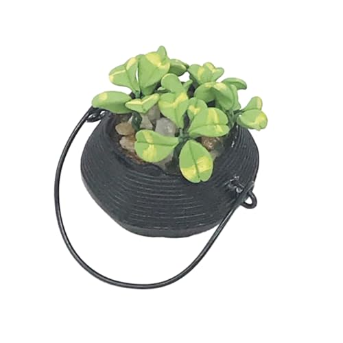 HEMOTON künstliche Topfpflanze Hauspflanzentöpfe Miniatur-Puppenhauszubehör Mini -Gartendekoration winziges dekorativer Miniatur-Bonsai Mini-Bonsai-Figur Harz Green HEMOTON künstliche Topfpflanze Hauspflanzentöpfe Miniatur-Puppenhauszubehör Mini -Gartendekoration winziges dekorativer Miniatur-Bonsai Mini-Bonsai-Figur Harz Green von HEMOTON