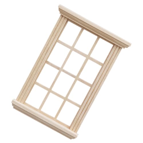 HEMOTON Miniatur-fensterdekor Für Puppenhäuser Im Maßstab 112 Mini- -Requisite Aus Holz Mit Glattem Und Elegantem Design HEMOTON Miniatur-fensterdekor Für Puppenhäuser Im Maßstab 112 Mini- -Requisite Aus Holz Mit Glattem Und Elegantem Design von HEMOTON