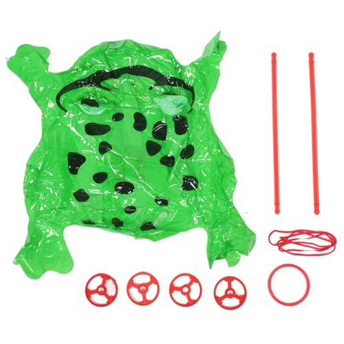 HEMOTON ziehen aufblasbares spielsachen kinderspielzeug Frosch Bausatz Spielzeugfrösche für ziehen Plastik Light Green von HEMOTON
