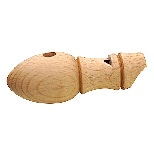 Holz Vogelrufpfeife Pädagogisches zur des Hörvermögens von Kleinkindern Hochwertige Orff Flöte aus Massivem Holz für Kindergarten und Spielplatz von HEMOTON