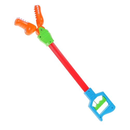 Mechanischer Dinosaurier-Tonabnehmerclip greifen Pick-up-Clip-Spielzeuge interaktives Greifwerkzeug Kinderroboterhand Greifarm Plastik Orange HEMOTON von HEMOTON