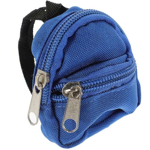 Mini-Puppen-Rucksäcke, Miniatur-Haus-Rucksäcke, Puppen-Reißverschluss, Schultaschen, Schlüssel, Handtaschen für Puppenzubehör, Kostüm, Ornament, Fotografie von HEMOTON