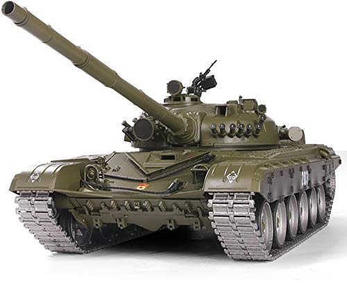 HENG LONG RC Panzer Russland T72 1:16 mit Rauch&Sound + 2,4Ghz - Platinum Edition (Metallgetriebe, Metallketten und ALLE Metallräder x 12) -V6.0 von HENG LONG