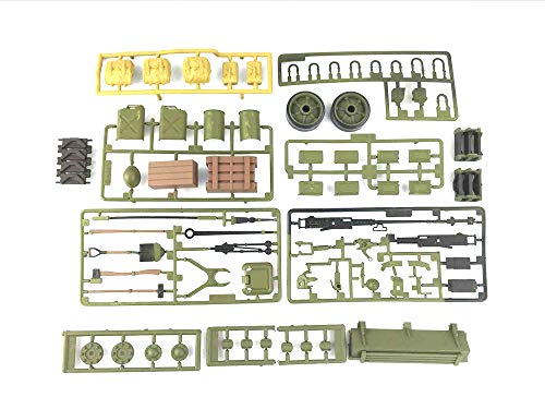 Henglong 1:16 USA M4A3 Sherman RC Tank 3898 Dekoration Kunststoff Teile Tasche von HENG LONG