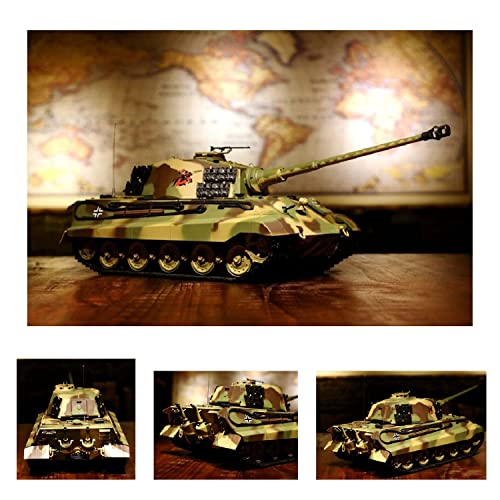 RC Panzer "Deutscher Königstiger - Henschelturm" 1:16 Heng Long mit Rauch und Sound, Metallgetriebe+Metallketten+2,4Ghz -PRO RC Panzer "Deutscher Königstiger - Henschelturm" 1:16 Heng Long mit Rauch und Sound, Metallgetriebe+Metallketten+2,4Ghz -PRO von HENG LONG