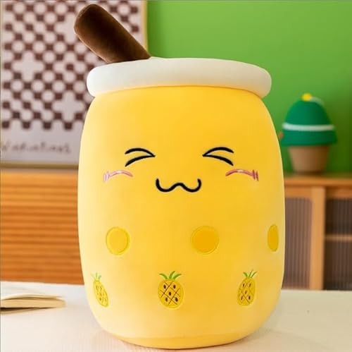 HENGBIRD Bubble Tea Plüschkissen Kuscheltier, Plüschtier Stofftier Boba Tea 25cm ilchtee Tasse Plush Plüschkissen Weich Kuscheltier Plüschkissen Spielzeug für Kinder Weihnachten, Geburtstag (C) von HENGBIRD