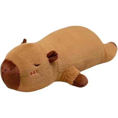 HENGBIRD Capybara Kuscheltier 48cm – Weiches Capybara Plüschtier Kissen – Süßes Wasserschwein Kuscheltier für Kinder & Erwachsene von HENGBIRD
