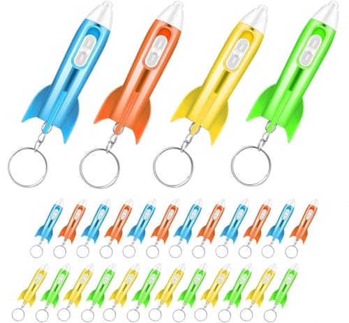 HENGBIRD Mitgebsel Kindergeburtstag Raketen Mini Taschenlampe Schlüsselanhänger Kinder 24Pcs Nützliche Gastgeschenke Kleinigkeiten Give Aways Tombola Preise Kleine Geschenke Wundertüte Goodie Bag HENGBIRD Mitgebsel Kindergeburtstag Raketen Mini Taschenlampe Schlüsselanhänger Kinder 24Pcs Nützliche Gastgeschenke Kleinigkeiten Give Aways Tombola Preise Kleine Geschenke Wundertüte Goodie Bag von HENGBIRD