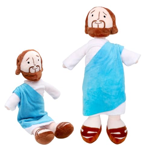 HENGBIRD My Friend Jesus Plush, 13 Inches Jesus Plüschfigur Jesus Plüsch-Puppe Jesus Plüsch Spielzeug Christus Religiöser Retter Jesus Plüsch Puppe Stoff Jesus für Kinder Frauen Männer HENGBIRD My Friend Jesus Plush, 13 Inches Jesus Plüschfigur Jesus Plüsch-Puppe Jesus Plüsch Spielzeug Christus Religiöser Retter Jesus Plüsch Puppe Stoff Jesus für Kinder Frauen Männer von HENGBIRD