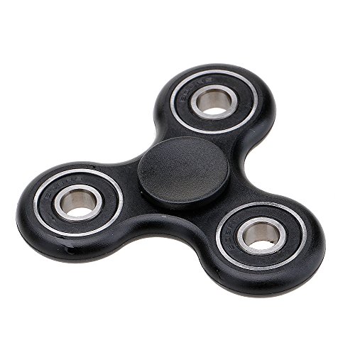 HENGSONG Fidget Toys Hand Spinner Finger Spielzeug für Kinder und Erwachsene Spielzeug Geschenke (Schwarz) von HENGSONG