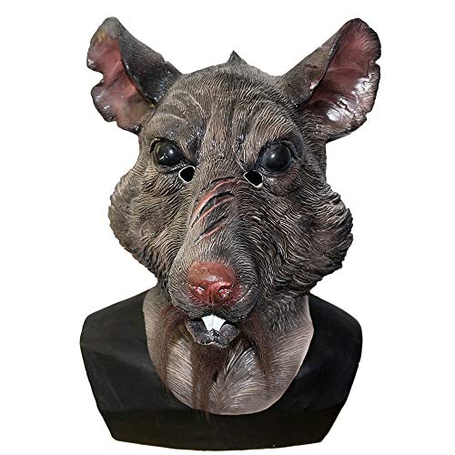 Erwachsene Mutant Rattenkopf Tierkostüm Gesicht Splitter Halloween Maus Maske Braun Erwachsene Mutant Rattenkopf Tierkostüm Gesicht Splitter Halloween Maus Maske Braun von HENGYUTOYMASK