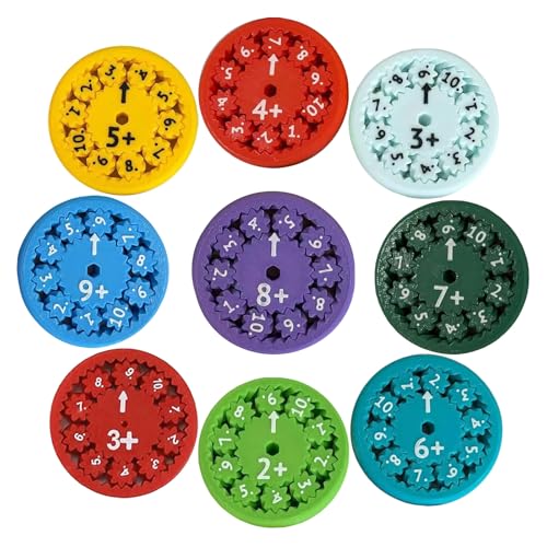 HEOUCH 9 Stück Mathe Fidget Spinner, Mathe Lernspielzeug, Additionspinner Fidgetspinners, Lernspielzeug Fidgetspinner, So Macht Mathe Lernen Spaß, EIN Geschenk für Kinder zum Schuljahresbeginn HEOUCH 9 Stück Mathe Fidget Spinner, Mathe Lernspielzeug, Additionspinner Fidgetspinners, Lernspielzeug Fidgetspinner, So Macht Mathe Lernen Spaß, EIN Geschenk für Kinder zum Schuljahresbeginn von HEOUCH