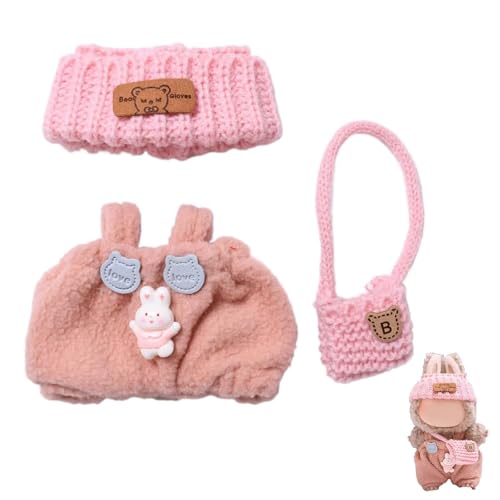 2025 Neue Kleidung für Labubu Outfit, Exquisites Zubehör für Labubu, Süßes Kleidungsset für 17cm Labubu Zubehör (#G) von HEPHYCE