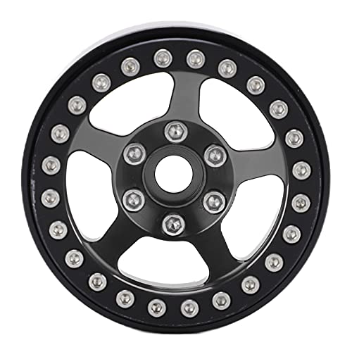 1,9 -Zoll -PerldlockRäder Aluminiumlegierung 5 Loch RC Beadlock Wheel Rims Hub für axiale SCX10 90046 RC Crawler Upgrade -Teile (You Color) von HERCHR