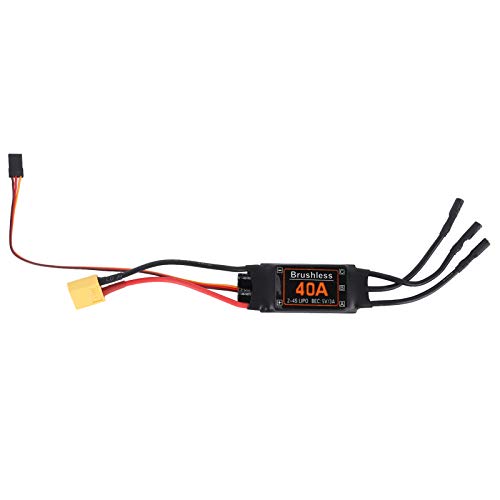 HERCHR 27,5 x 38 mm/1,08x1.5in RC Motor ESC 40A ESC 2S bis 4S Lipo bürstenlos 2212 1000 kV bürstener elektrischer Geschwindigkeitsregler für RC -Drohnenhubschrauber FPV HERCHR 27,5 x 38 mm/1,08x1.5in RC Motor ESC 40A ESC 2S bis 4S Lipo bürstenlos 2212 1000 kV bürstener elektrischer Geschwindigkeitsregler für RC -Drohnenhubschrauber FPV von HERCHR