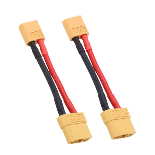 HERCHR 2PCS XT60 bis XT90 -Anschluss, 12AWG XT60 Male und Femal to XT90 -Anschlusskabel 5.5 -Zoll -Adapterkabel Silikon -Stecker -Stecker Verlängerung für Flugzeug -RC -FPV -Drohnen HERCHR 2PCS XT60 bis XT90 -Anschluss, 12AWG XT60 Male und Femal to XT90 -Anschlusskabel 5.5 -Zoll -Adapterkabel Silikon -Stecker -Stecker Verlängerung für Flugzeug -RC -FPV -Drohnen von HERCHR