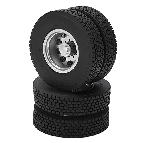 HERCHR 2pcs RC Heckreifen mit 16 Schrauben, 12 mm / 0,5 Zoll HEX -Kopplung Starke Polsterleistung Fernbedienung Autozubehör für 1/14 Anhängerwagen HERCHR 2pcs RC Heckreifen mit 16 Schrauben, 12 mm / 0,5 Zoll HEX -Kopplung Starke Polsterleistung Fernbedienung Autozubehör für 1/14 Anhängerwagen von HERCHR