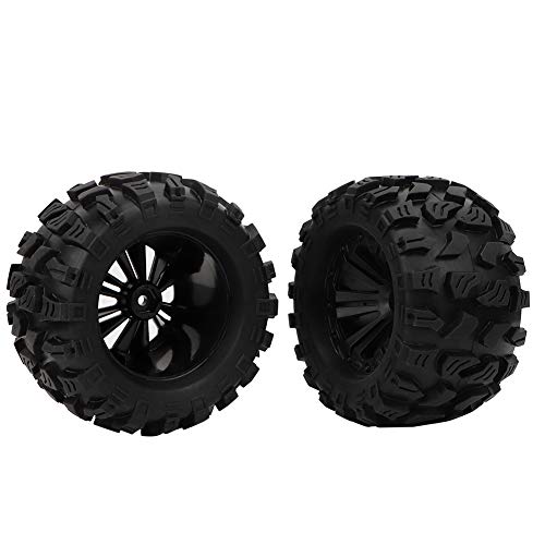 HERCHR 4pcs RC -Auto -Gummi -Reifen- und Nylon -Hubs Rad Anti -Skid 12mm Off -Straßenreifen für ZD -Rennen 1/10 RC -Autozubehör fit von HERCHR