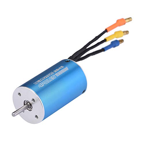 HERCHR 5900KV -Motor, 4 Pole RC bürstenloser Motorwassersicher 2845 Sensorloser Motorwelle 3.175 mm für 1/12 1/14 Scale bürstenloser RC -Autozubehör von HERCHR