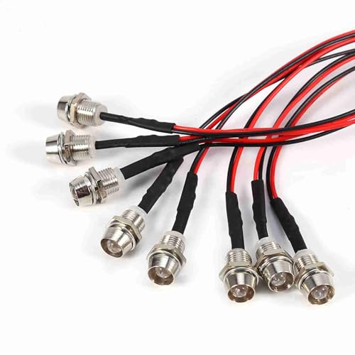 HERCHR 8PCS RC LED LED Light Kit Accessoires Scheinwerfer Taillight 4 Weiß +4 rote LED -Beleuchtung für 1/10 RC -Auto -LKW -Crawler -Upgrades HERCHR 8PCS RC LED LED Light Kit Accessoires Scheinwerfer Taillight 4 Weiß +4 rote LED -Beleuchtung für 1/10 RC -Auto -LKW -Crawler -Upgrades von HERCHR