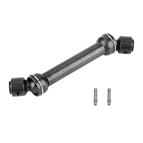 HERCHR RC Antriebswelle Edelstahl Metall Antriebswellen Schwarz Universal Joint Antriebswelle Upgrade-Teile Zubehör für SCX10 D90 RC Crawler (88-113mm) von HERCHR