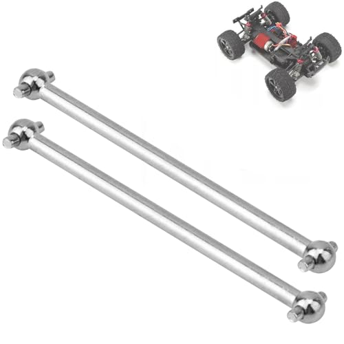 HERCHR RC Car Drive -Welle, 2pcs M5367 Hundeknochenantriebswelle Metall Dogbone Antriebswellenteile Upgrade -Zubehör für 1/16 RC -Autoteile kurzer Kurs von HERCHR