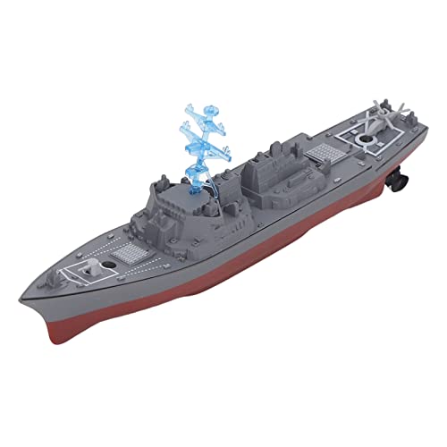 HERCHR RC Kriegsschiff, 2,4 GHz Fernbedienung Mini Boot Simulation Fernbedienung Kriegsschiff RC Militärboot Wasser Kinder Kinderspielzeug Für Kinder Und Erwachsene(803A) von HERCHR