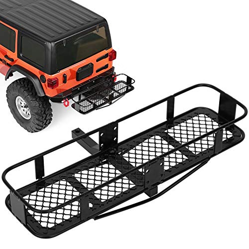 HERCHR RC Rack Heck Gepäckkorb, allgemeiner Metall -Heck -Stoßstange Rückkupplungsträger für axiales SCX10 90046 AXI03007 RC Crawler Car HERCHR RC Rack Heck Gepäckkorb, allgemeiner Metall -Heck -Stoßstange Rückkupplungsträger für axiales SCX10 90046 AXI03007 RC Crawler Car von HERCHR