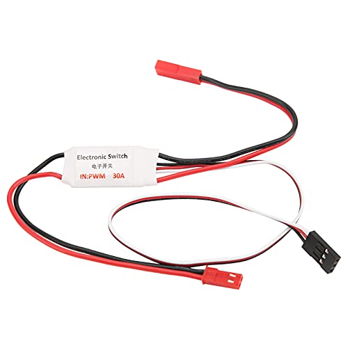 RC Schalter, 30A Ferngesteuerter Ein Aus Schalter PWM Empfängergesteuerter Schalter Elektronischer Schalter RC Ferngesteuertes AUX elektronisches Schalter Ersatzteile Für RC Auto LKW Boot Drohnen RC Schalter, 30A Ferngesteuerter Ein Aus Schalter PWM Empfängergesteuerter Schalter Elektronischer Schalter RC Ferngesteuertes AUX elektronisches Schalter Ersatzteile Für RC Auto LKW Boot Drohnen von HERCHR