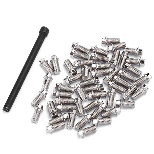 HERCHR RC -Schraube, 50pcs M2 M2,5 M3 Edelstahl RC Autorad Rand -Schnittscheibe mit Schraubendreher für 1/10 Crawler Car 1,9/2,2 Zoll Rand (M3) von HERCHR