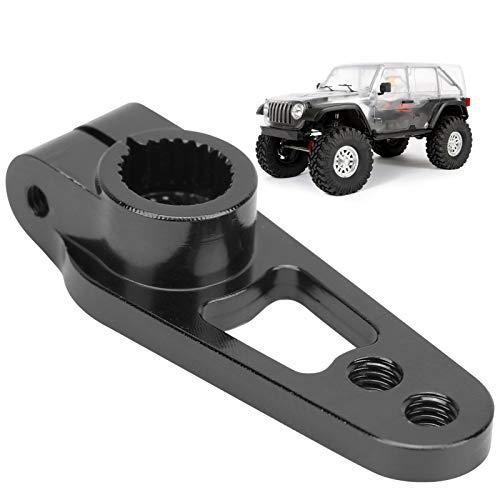 HERCHR RC -Servoarm, Aluminiumlegierung 25T Lenkausrüstung Accessoire Ersatzteil für 1/8 1/10 RC -Auto (Schwarz) von HERCHR