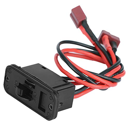 HERCHR RC Switch, 0,08 mm 60 Leiter Hochstrom RC -Flugzeugmodell EIN/Aus 6 bis 12V 12A -Steuerungssystemzubehör für Modellflugzeuge von HERCHR