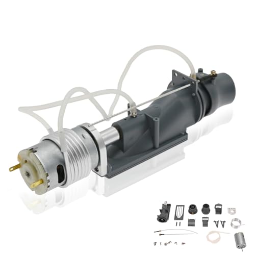 RC Boot Triebwerk, RC Boot Jet Pumpen Drücker Set Graues 26mm Triebwerk Mit 540 Bürstenmotor Kühlerrohr Wasserturbo Power Servo Jet Für RC Jet Antriebsboot Jet Boot DIY Zubehör, 6-8kg Rumpf Antrieb RC Boot Triebwerk, RC Boot Jet Pumpen Drücker Set Graues 26mm Triebwerk Mit 540 Bürstenmotor Kühlerrohr Wasserturbo Power Servo Jet Für RC Jet Antriebsboot Jet Boot DIY Zubehör, 6-8kg Rumpf Antrieb von HERCHR