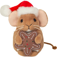 HERMANN TEDDY 94615 Weihnachtsmaus mit Keks 11 cm HERMANN TEDDY 94615 Weihnachtsmaus mit Keks 11 cm von HERMANN TEDDY